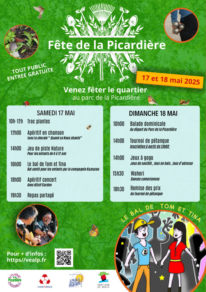 Affiche de la fête de la Picardière
